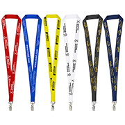 3/4” Overseas Silkscreen Lanyard